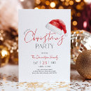 Search for santa hat christmas invitations Xmas