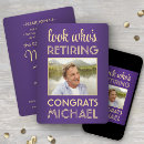 Search for purple retirement party invitations Purple and gold