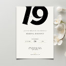 Search for 19th birthday invitations Elegant
