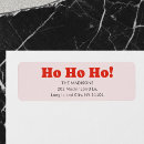 Search for ho ho ho return address labels Retro