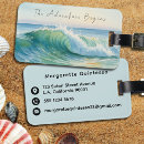 Search for tropical luggage tags Waves