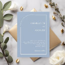 Search for blue and ivory wedding invitations Simple