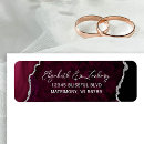 Search for marsala return address labels Trendy