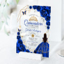 Search for royal blue dress invitations Mis quince anos