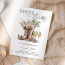 Search for western boots bridal shower invitations Rustic