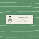 Search for penguins return address labels Green