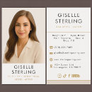 Recherche de mannequins cartes visite Pour elle