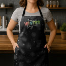 Search for christmas funny aprons Snow
