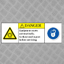 Search for warning labels Safety