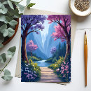 Recherche de fées cartes postales Aquarelle