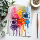 Search for splattering postcards Watercolor