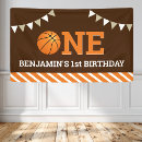 Search for basketball birthday banners Orange