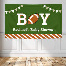 Search for football baby shower posters Green