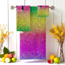 Search for pink glitter bath towels Purple