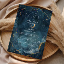 Recherche de constellation mariage invitations Lune et étoiles