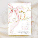 Search for blush baby girl shower invitations Script calligraphy