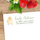 Search for baby chick return address labels Cute