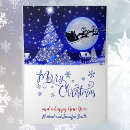 Search for santa sleigh christmas cards Whimsical
