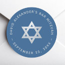 Search for silver star of david stickers Bar mitzvah