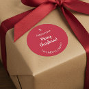 Search for merry christmas words stickers Red