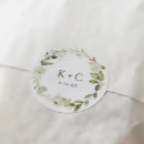 Search for floral white stickers Greenery