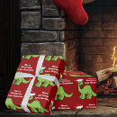 Recherche de christmas animal wrapping paper Rouge