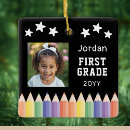 Search for first day of school ornaments Education