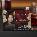 Search for night club birthday invitations Red