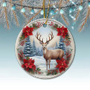 Search for winter scene ornaments Deer