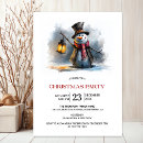 Search for snowman christmas invitations Whimsical