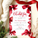Search for oh what fun seasonal invitations Bow