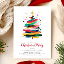 Search for colorful christmas invitations Tree