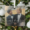 Search for lgbtq ornaments Mr and mr
