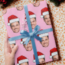 Search for pink santa wrapping paper Unique