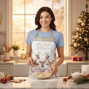 Search for reindeer aprons Vintage christmas