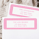 Search for patterned return address labels Vintage