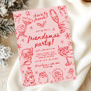 Recherche de friendsmas invitations Rouge