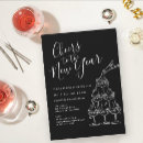 Search for new years eve cocktail party invitations Hand drawn