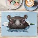 Search for hippopotamus puzzles Water
