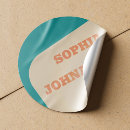 Search for teal wedding stickers Bold