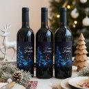 Search for blue christmas labels Black