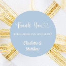 Search for day wedding stickers Thank you