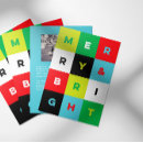 Search for colorful christmas cards Family photo