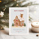 Search for gingerbread house christmas cards Festive