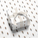 Search for blue and white christmas wrapping paper Vintage