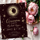 Search for celestial quinceanera invitations Moon