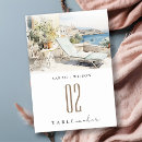 Search for greece table cards Watercolor
