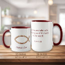 Search for jesus fish mugs Ichthys
