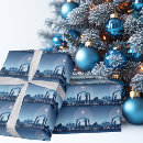 Recherche de religieux papier cadeau Bleu