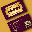 Search for razor blade business cards Hairdresser
